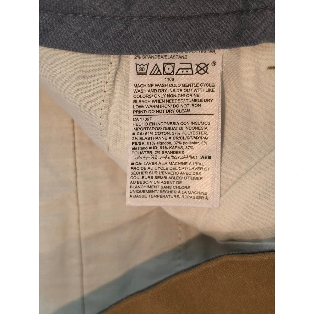 Old Navy Mens Ultimate Skinny Built-In Flex Chino Pants Tobacco Brown 31x32